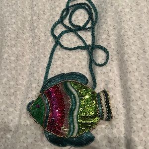 Fun beaded/sequined mini purse